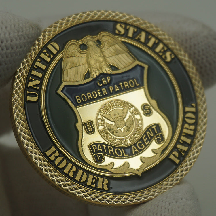 US CBP Border Patrol Agent Badge Challenge Coin 