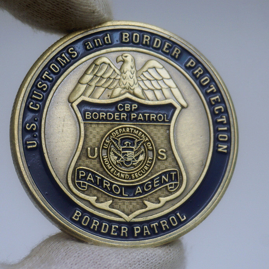 CBP Border Patrol Agent Badge Challenge Coin