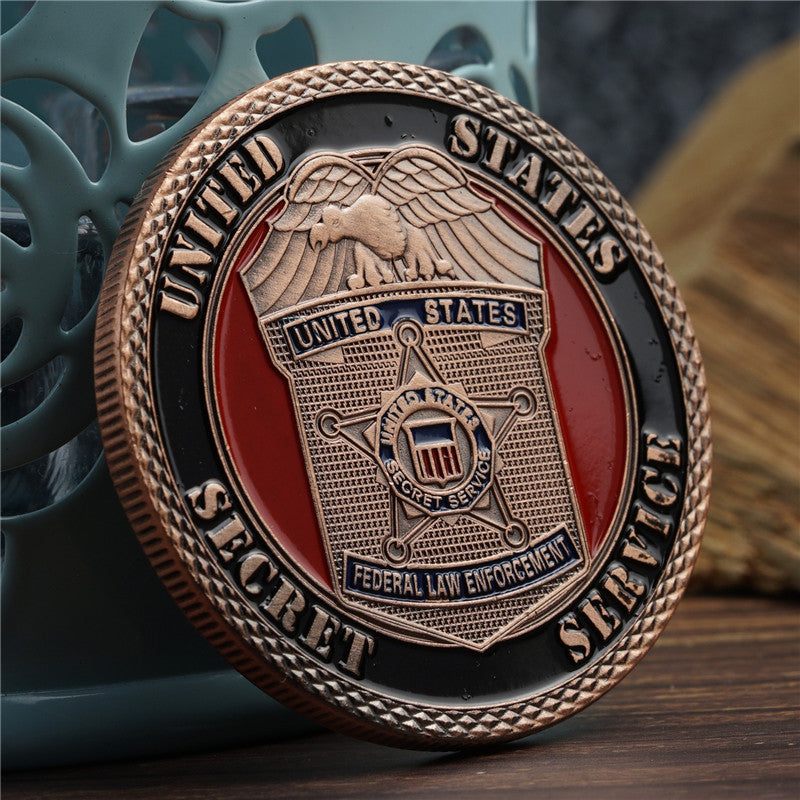 USSS Federal Law Enforcement Badge Challenge Coin