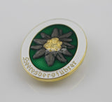 German Mountain Division Edelweiss Badge Cosplay Movie Props Replica With Box
