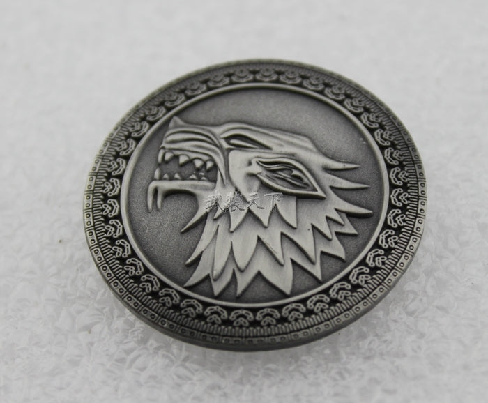 Game of Thrones Dragon Head Badge Brooch Pin Lapel Pin Movie Props