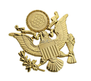 US Air Force Officer Golden Hat Emblem Cap Badge Replica Cosplay Movie Props