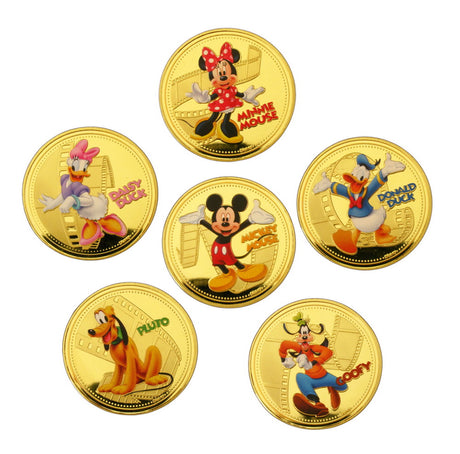 Disney 6 Gold Coin Set