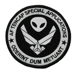 USAF TENCAP SPECIAL APPLICATIONS AREA 51 BLACK OPS NRO CLASSIFIED PROJECTS PATCH