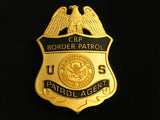 CBP Border Patrol Agent Badge Solid Copper Replica Movie Props
