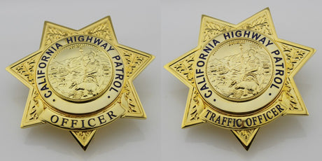 US CHP Officer/Traffic Officer Badge California Highway Patrol  Officer Brooch Replica Movie Props