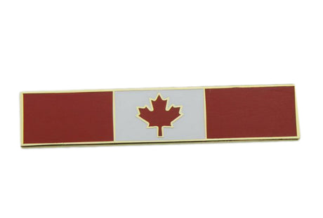 Canadian Flag Citation Bar Police Merit Award Commendation Lapel Pin