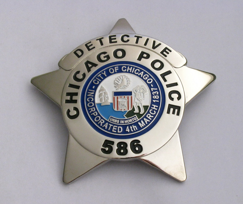 Chicago order Police Supervisor Hat Badge