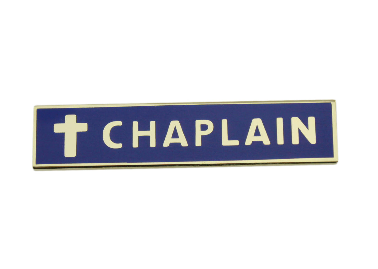 Chaplain Citation Bar Police Merit Award Commendation Uniform Lapel Pin