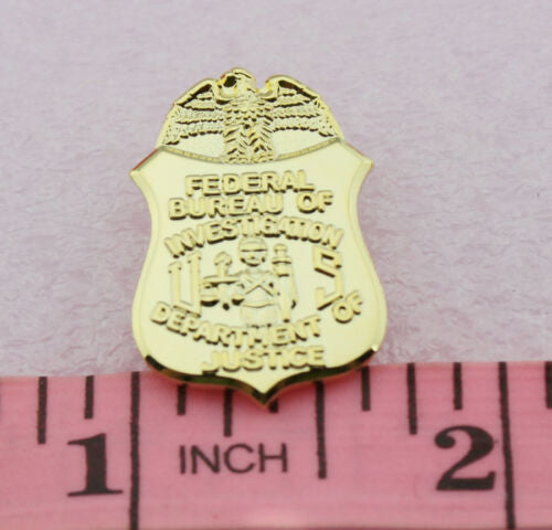 FBI Badge Cufflinks/ Lapel Pin/ Tie Clip – Coin Souvenir