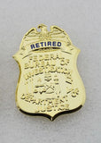 FBI Department of Justice Clip-type Badge Replica Props 2.2"x1.5"