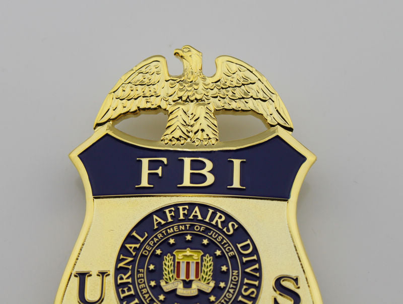 US FBI Special Agent Badge Solid Copper Replica Movie Props – Coin Souvenir