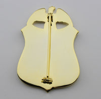 US FBI Special Agent Badge Solid Copper Replica Movie Props (4 optional)