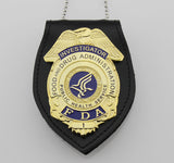 Multi-purpose Holder/ Holster/ Wallet For Multi-size Police Badges First-layer Genuine Leather