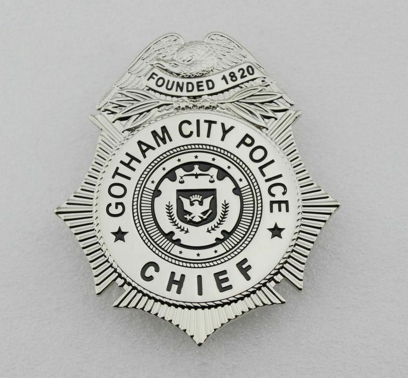 Gotham City Police Chief TV Series Badge Replica Movie Props