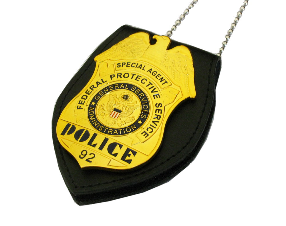 US FPS Special Agent Police Badge Replica Movie Props With Number 92