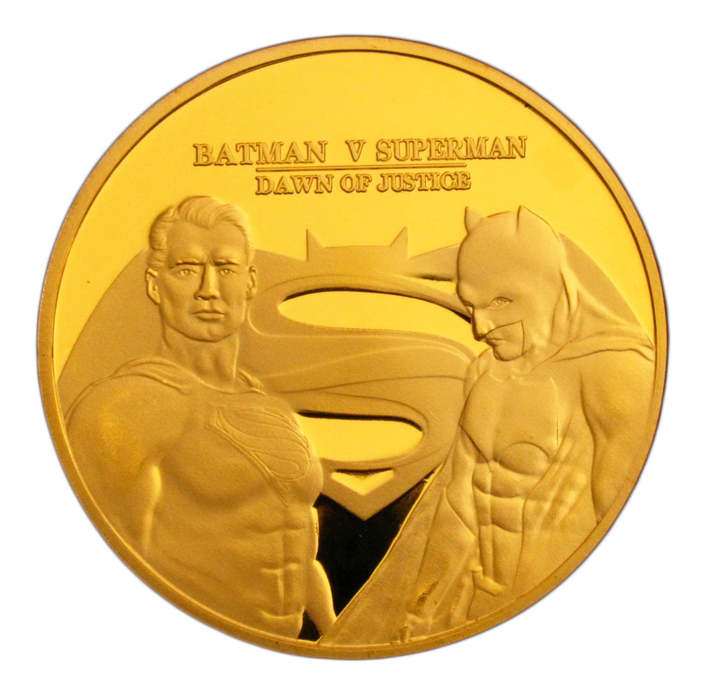Sci-fi Movie Superhero Batman v Superman: Dawn of Justice 24K Gold