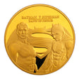 Sci-fi Movie Superhero Batman v Superman: Dawn of Justice 24K Gold Plated Coin