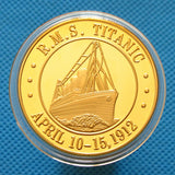 RMS Titanic Centennial (1912-2012) 24K Gold Plated Commemorative Coin