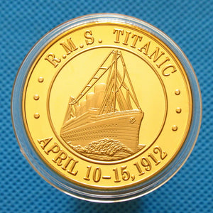 RMS Titanic Centennial (1912-2012) 24K Gold Plated Commemorative Coin
