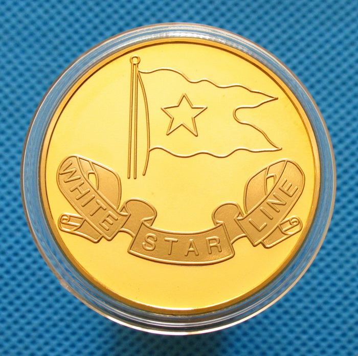 RMS Titanic Centennial (1912-2012) 24K Gold Plated Commemorative Coin