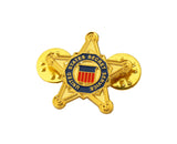USSS – Mini broche pentagramme des services secrets américains, Badge à revers