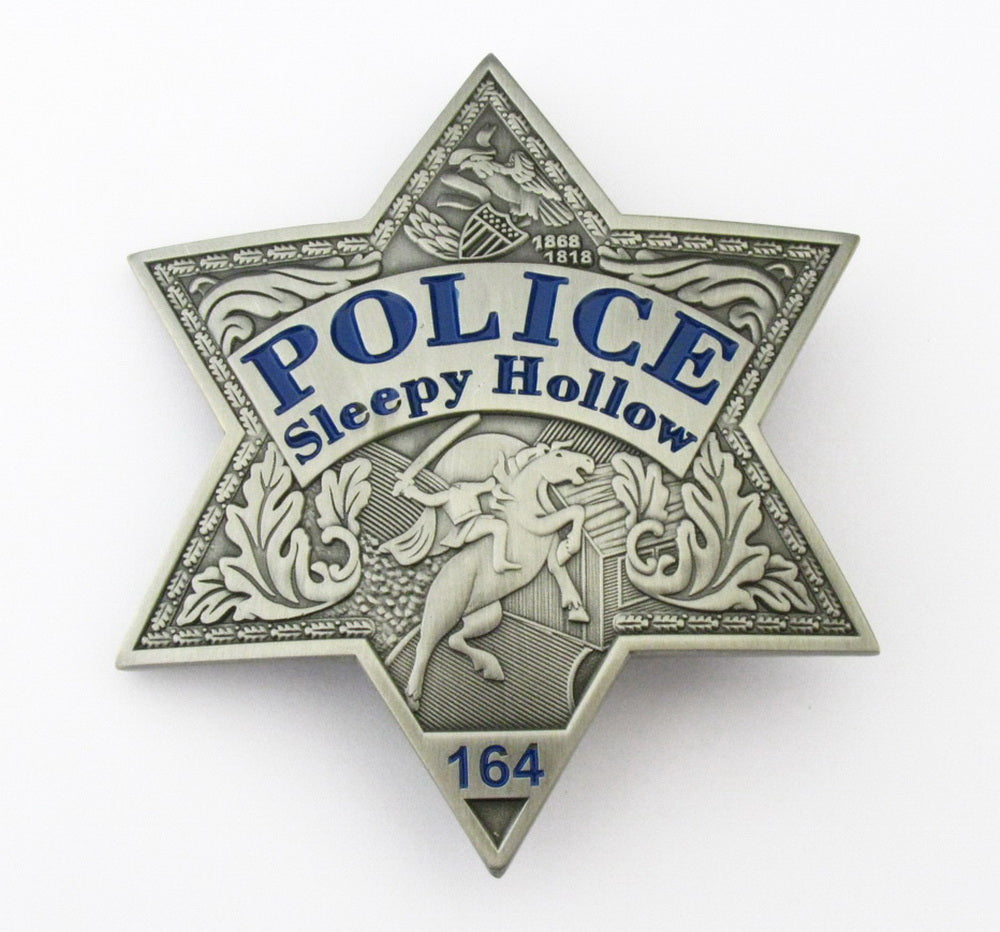 US TV Series Sleepy Hollow Police Badge Solid Copper Replica Movie Props