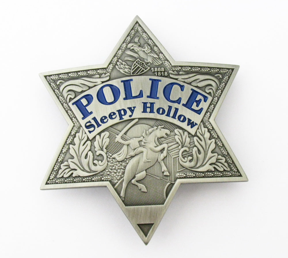 US TV Series Sleepy Hollow Police Badge Solid Copper Replica Movie Props