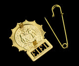 NYPD New York Police Detective Badge Solid Copper Replica Movie Props With No.1313