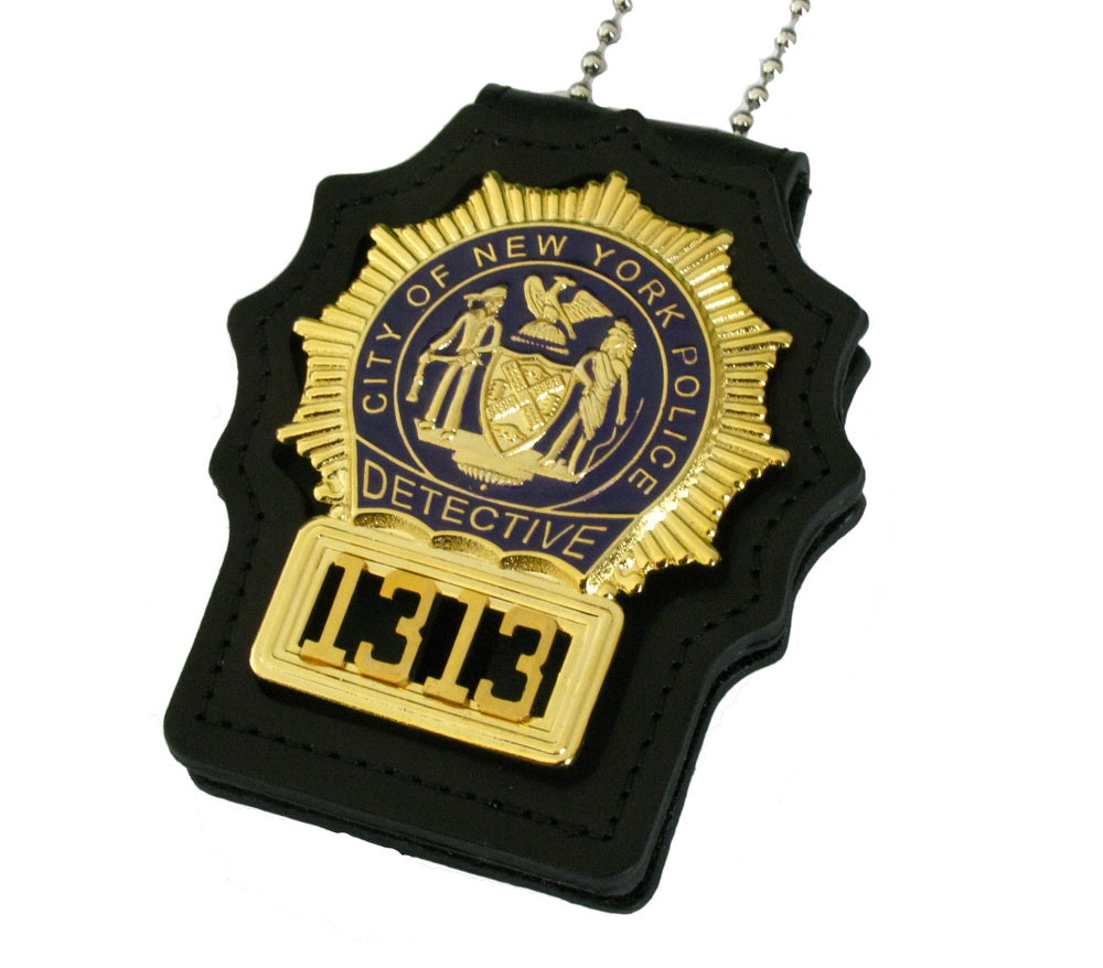NYPD New York Police Detective Badge Solid Copper Replica Movie