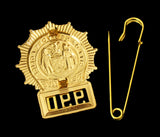 NYPD New York Police Detective Badge Solid Copper Replica Movie Props With No.990
