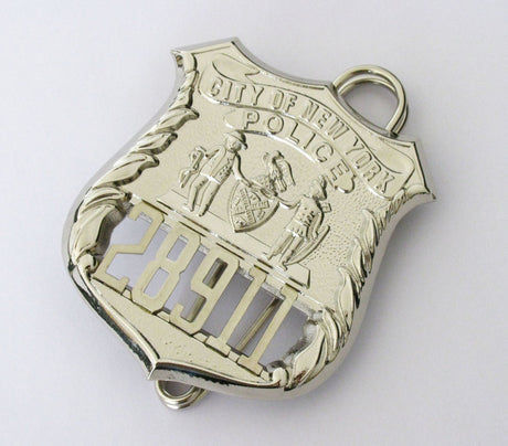 NYPD New York Police Officer Badge Replica Movie Props With No.28911