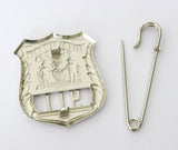 NYPD New York Police Officer Badge Solid Copper Replica Movie Props With No.911
