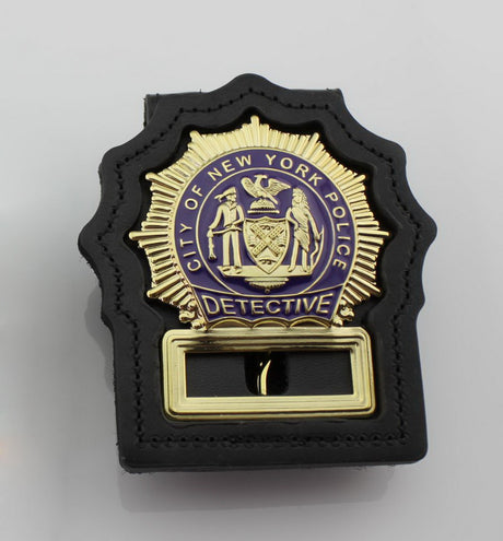 NYPD New York Detective Police Badge Replica Movie Props *5 Digit Custom Number Only*