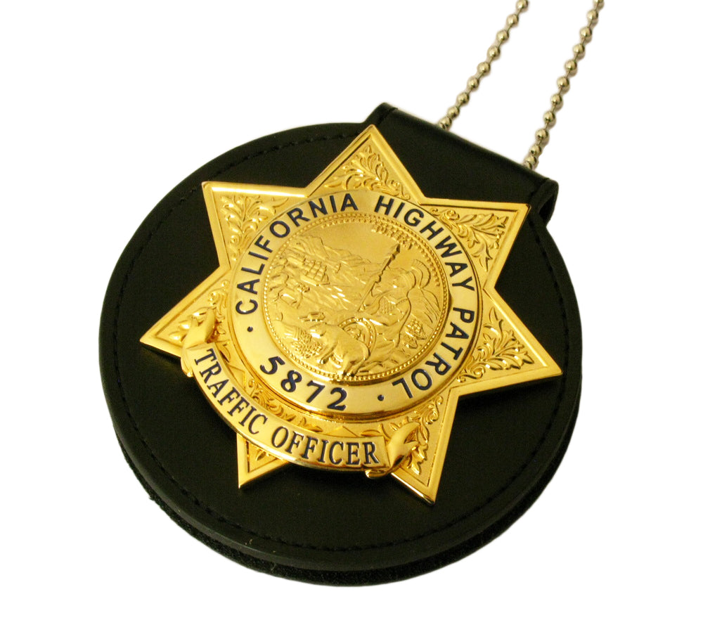 US CHP TRAFFIC OFFICER Badge #5872 California Highway Patrol Replica Movie  Props