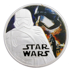 2016 Star Wars: The Force Awakens Stormtrooper Silver Commemorative Coin