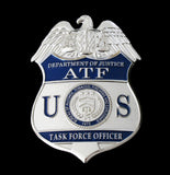 US ATF TFO Task Force Officer Badge Replica Movie Props