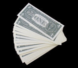 100x $1 Full Print Bills Stack Copy Dollar Movie Prop Money New Style