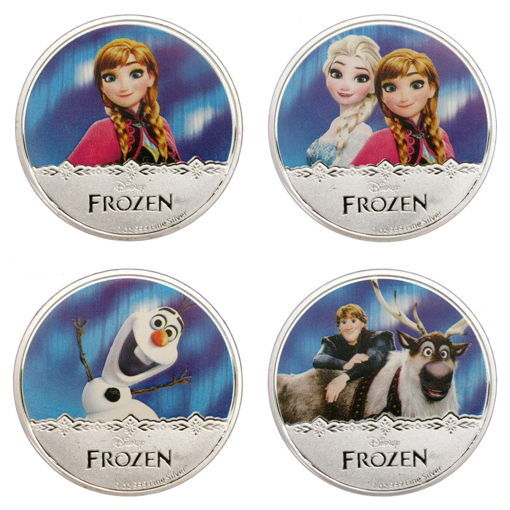Frozen 4 Coins Set