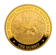The Hobbit: The Battle of the Five Armies Bilbo Baggins Dragon 24K Gold Plated Coin