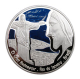 Brazil Rio Landmark Cristo Redentor Silver Commemorative Coin