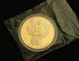 Ball Breaker Rack'em an Smack'em Heads & Tails Good Luck Gold Challenge Coin