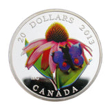 Canada Wild Flower Bird Duck Silver Commemorative Coin