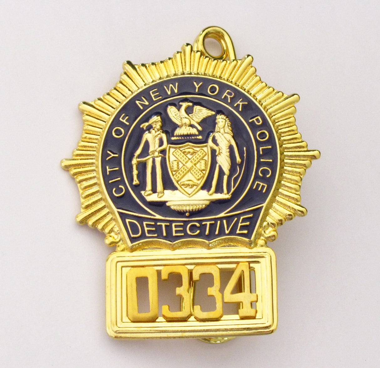 NYPD Badge 0334 Front