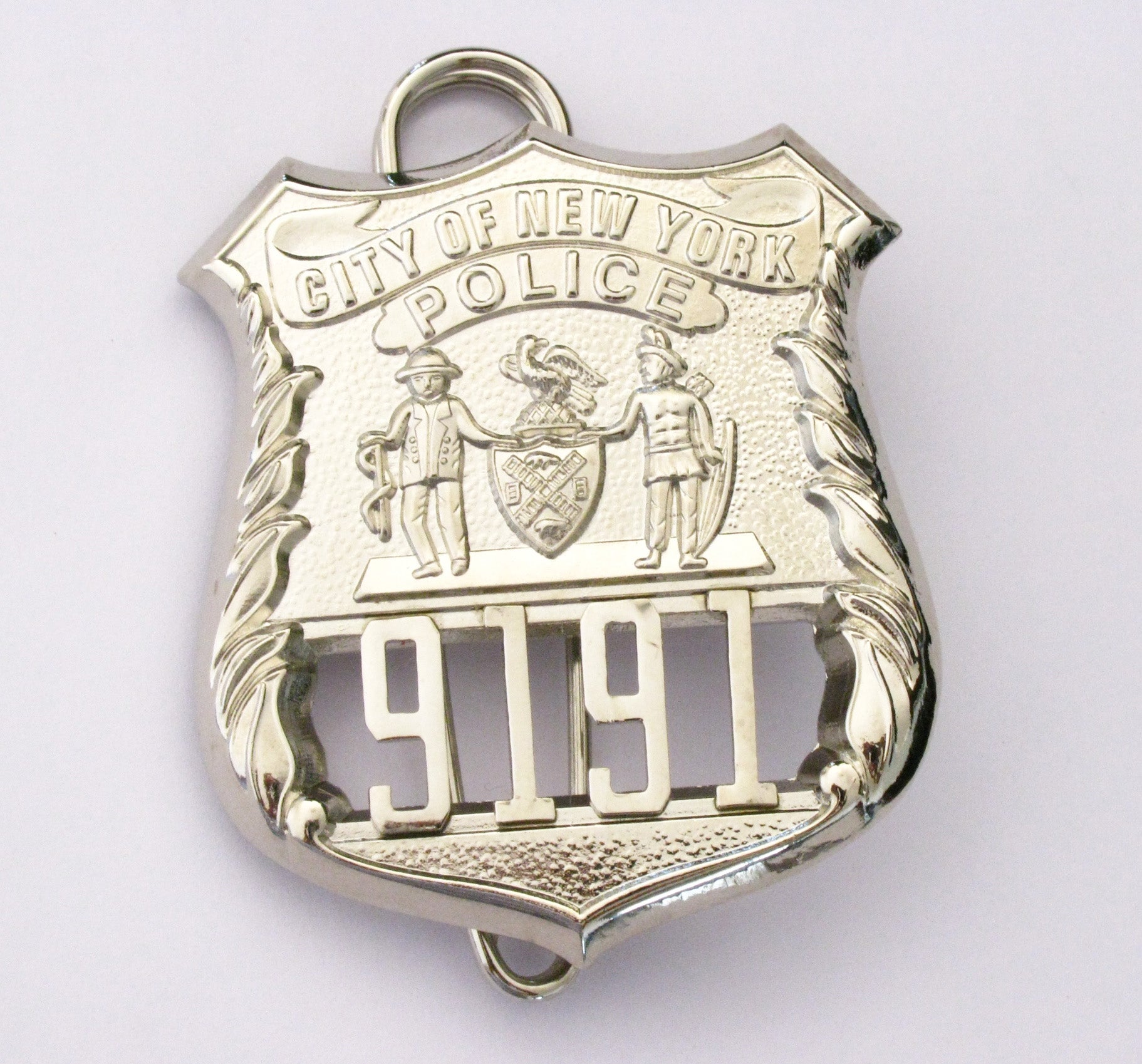 NYPD POLICE OFFICER バッジ NYPD New York Police Officer Badge Solid Copper Replica Movie