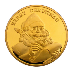 Santa Claus Snowman Merry Christmas Xmas Holiday New Year Gift Coins