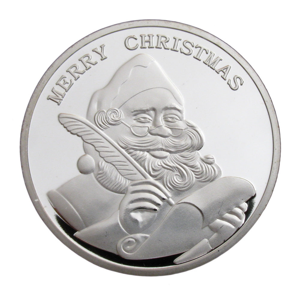 Santa Claus Snowman Merry Christmas Xmas Holiday New Year Gift Coins