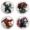 A Set of 5 Pcs The Avengers Superhero Comics Colored Silver Coins