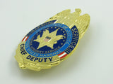 USMS US Marshal Service Chief Deputy Badge Solid Copper Replica Movie Props
