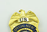 US-TSA-Spezialagentenabzeichen, massive Kupfer-Replik, Film-Requisiten